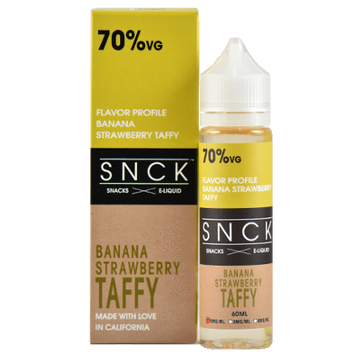 SNCK Snacks E-Liquid - Strawberry Banana Taffy - 60ml